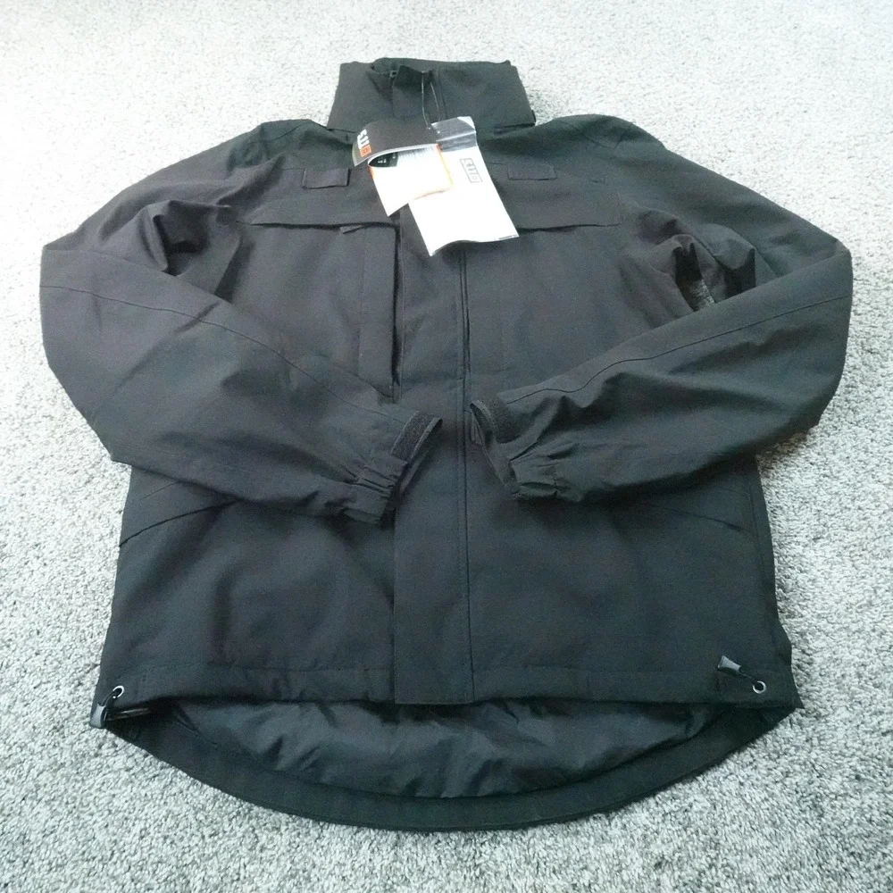 NEW 5.11 Tactical Jacket Mens S Black 3 In 1 Parka 2.0 Coat Waterproof Shell Top